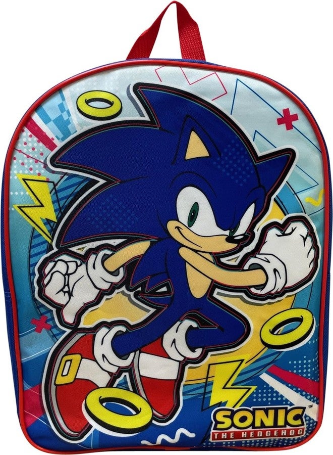روز حقيبة ظهر مدرسية مرخصة للأطفال من تصميم سونيك القنفذ من روز، مقاس 15 بوصة (سونيك 1) - Image 2