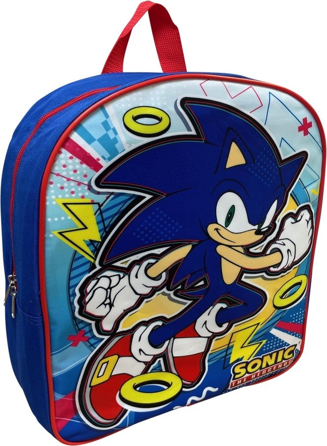 روز حقيبة ظهر مدرسية مرخصة للأطفال من تصميم سونيك القنفذ من روز، مقاس 15 بوصة (سونيك 1) - Image 3