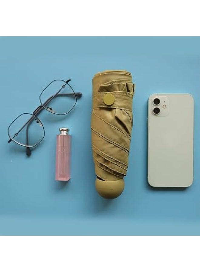 BAODINI Travel Mini Umbrella for Purse With Case-Small Compact UV Umbrella Protection Sun-Lightweight Tiny Pocket Umbrella for Women, Girls, Kids - Image 4