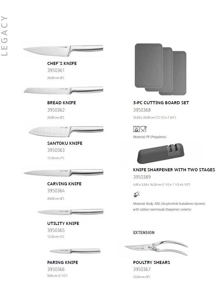 Berghoff - Berghoff Legacy Carving knife stainless steel for cutting meat Pieter Roex Design 20 cm - Leo - Image 1