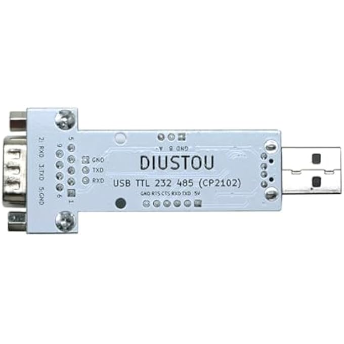 diustou USB TO UART SERIAL MODULE CP2102 CHIPSET USB TTL RS232 RS485 AUTO INTERCONVERT MULTI-FUNCTION 6-IN-1 SERIAL MODULE (CP2102) - Image 3