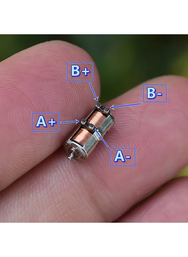 Acxico 10Pcs DC 5V 2-Phase 4-Wire Micro Mini Ultra-Tiny 4 mm Precision Stepper Motor DIY - Image 2