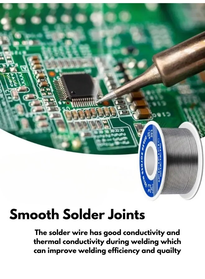 High-Performance Soldering Kit Premium Solder Paste and Wire for Electronics, PCB Repair, and DIY Projects also Clean Joints, Strong Bonds, Easy Application for Hobbyists and Professionals - Image 4
