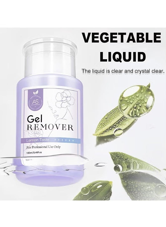 إيه إس جل مزيل طلاء الأظافر 160 مل ، مزيل جل طلاء الأظافر السريع ، مزيل طلاء الأظافر ، مزيل طلاء الأظافر الجل الاحترافي ، يزيل طلاء الأظافر بسهولة وسرعة في 3-5 دقائق دون الإضرار بالأظافر - Image 4