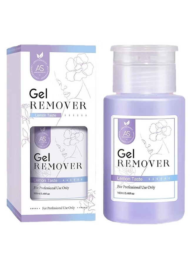 إيه إس جل مزيل طلاء الأظافر 160 مل ، مزيل جل طلاء الأظافر السريع ، مزيل طلاء الأظافر ، مزيل طلاء الأظافر الجل الاحترافي ، يزيل طلاء الأظافر بسهولة وسرعة في 3-5 دقائق دون الإضرار بالأظافر - Image 1