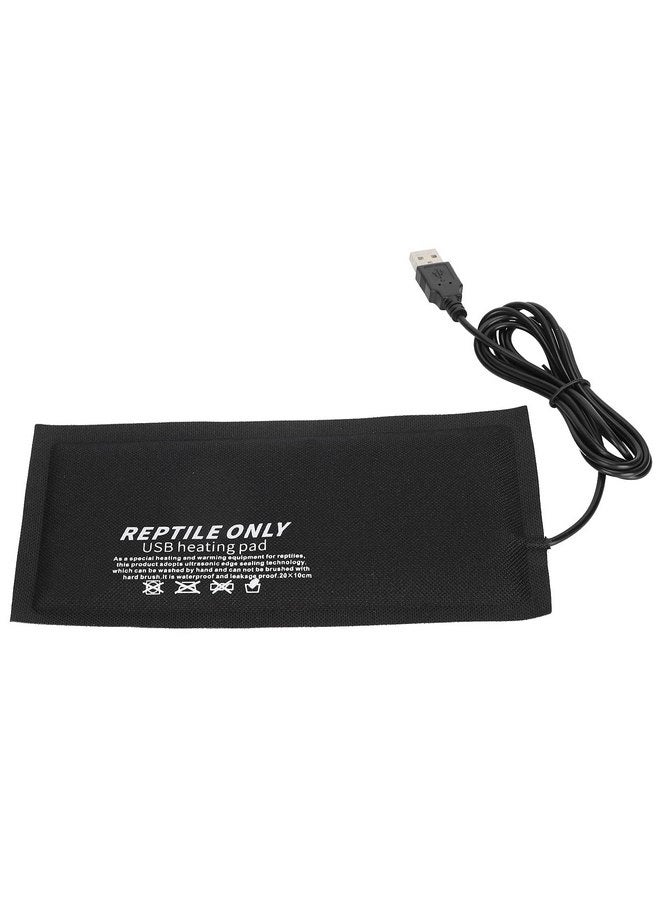 Pilipane Reptile Heat Pad , Constant Temperature 45¡æ Under case Warmer Reptile USB Heating Pad Fiber Cloth for Reptiles Snakes Lizard Hermit Crab tortoise (L) , Reptile USB Heating Pad USB Heat Pad USB Heatin - Image 1