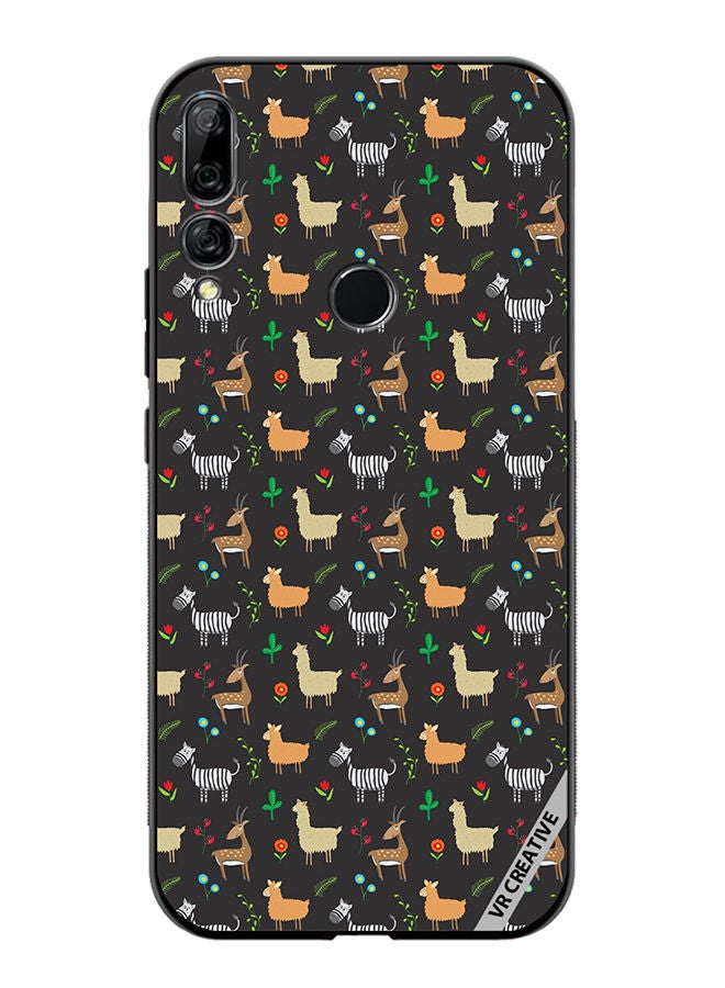 VR CREATIVE Protective Case Cover For Huawei Y9 Prime 2019 Jungle Animals Pattern Design Multicolour - Image 1