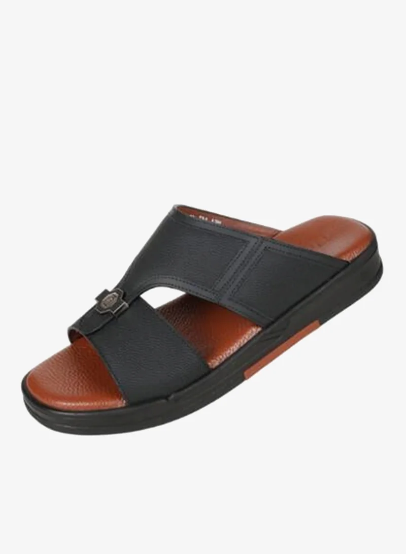 بارجيل أونو صندل رجالي عربي بارجيل أونو جلد أسود