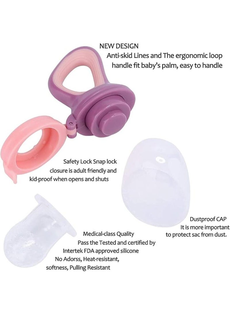MiniMe Baby Bottle & Fruit Feeder Pacifier Gift Set | Feeding Accessories | 6+ Months | Pink | Food-Safe Plastic | Soft & Gentle on Baby's Skin | Durable | Easy To Clean | Ideal For Daily Use & Gifting. - Image 4