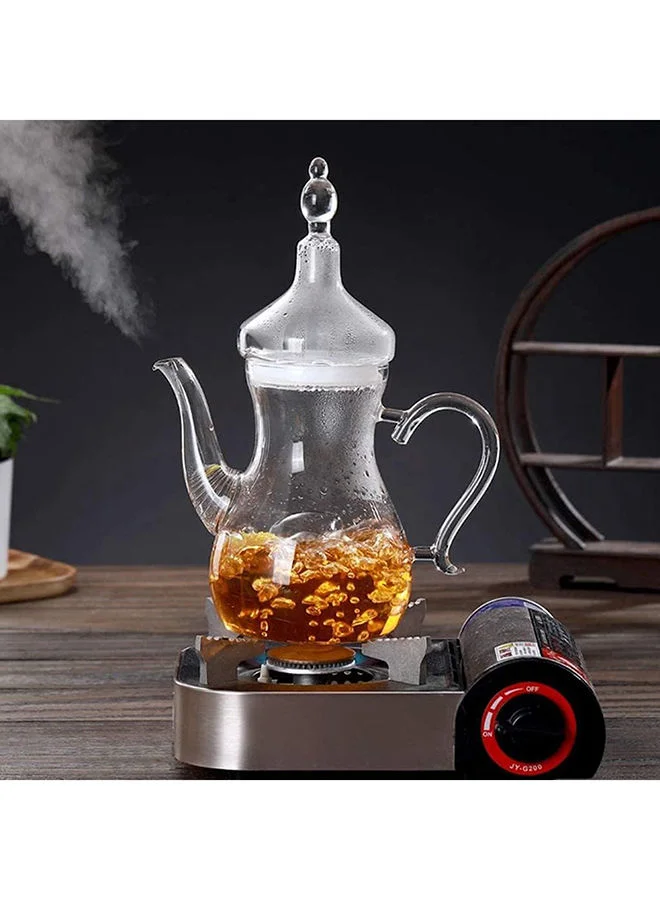 هوم بوكس Zen Borosilicate Arabic Style Teapot 1 L