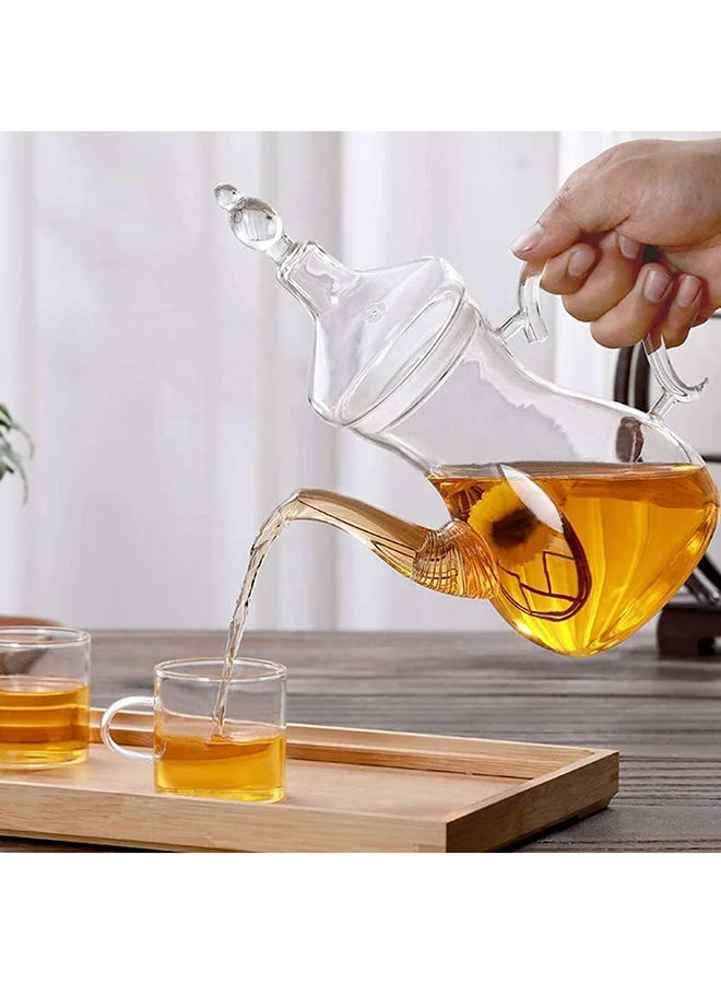 Home Box Zen Borosilicate Arabic Style Teapot 1 L