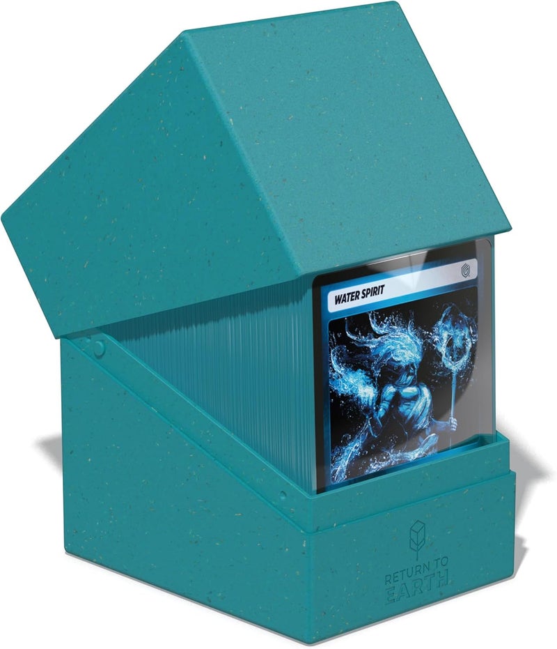 Ultimate Guard RTE Boulder 133+, Deck Case for 133 Double-Sleeved TCG Cards, Petrol, 87% Renewable, Made in Germany, Secure & Durable Storage - Image 2