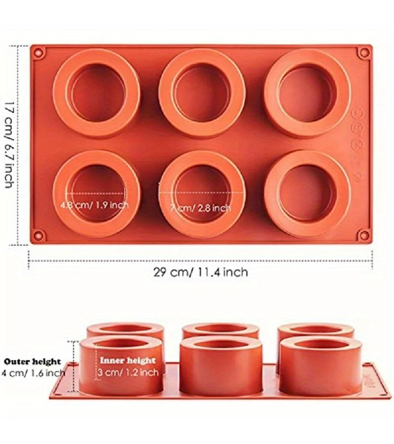 1pc Food Safe Silicone Mold Concave Convex Design For Pudding Cakes Soap Candles Bread Non Stick Baking Mold Creative Desserts Homemade Treats Easy Release Home Bakers - Image 2