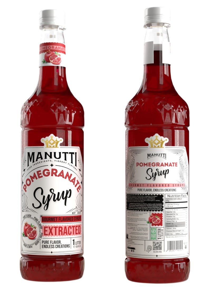 Manutti - Pomegranate syrup 1 liters - Image 1