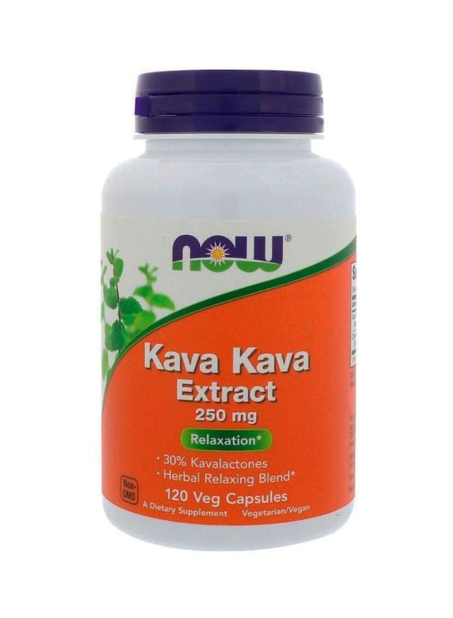 Now Foods Relaxtion Kava Extract - 120 Veg Capsules - Image 1
