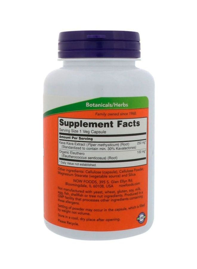 Now Foods Relaxtion Kava Extract - 120 Veg Capsules - Image 2