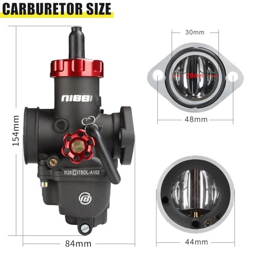 NIBBI 30mm Carburetor PEZ28 Carb High Performance Upgrade for PZ30 250cc Hawk Pit Dirt Bike Scooter Motorcycle - Image 3