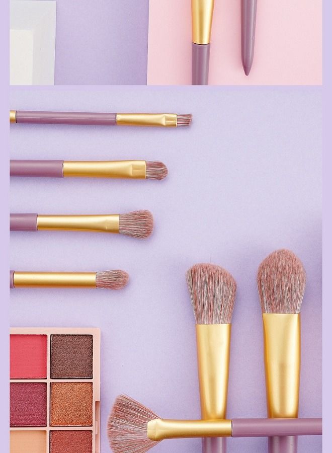 9 قطعة بنية فرشاة عين خيال فرشاة - Image 1