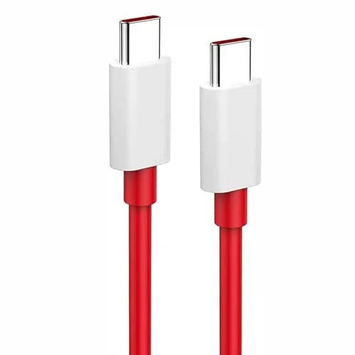 ZSK 60W Fast Charging Type C to Type C Cable | High Speed For Data Transfer | for Smartphones, Tablets, Laptops & Other Type C Devices | Data Cable | Charging Cable | (Red) - Image 1