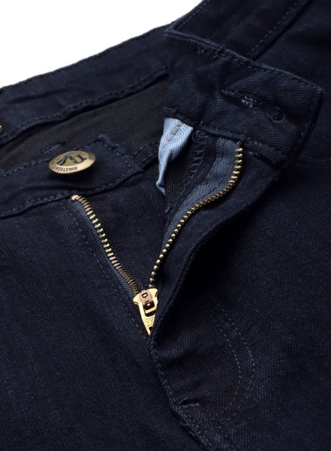 The Indian Garage Co Men Skinny Fit Solid Mid-Rise Stretchable Jeans