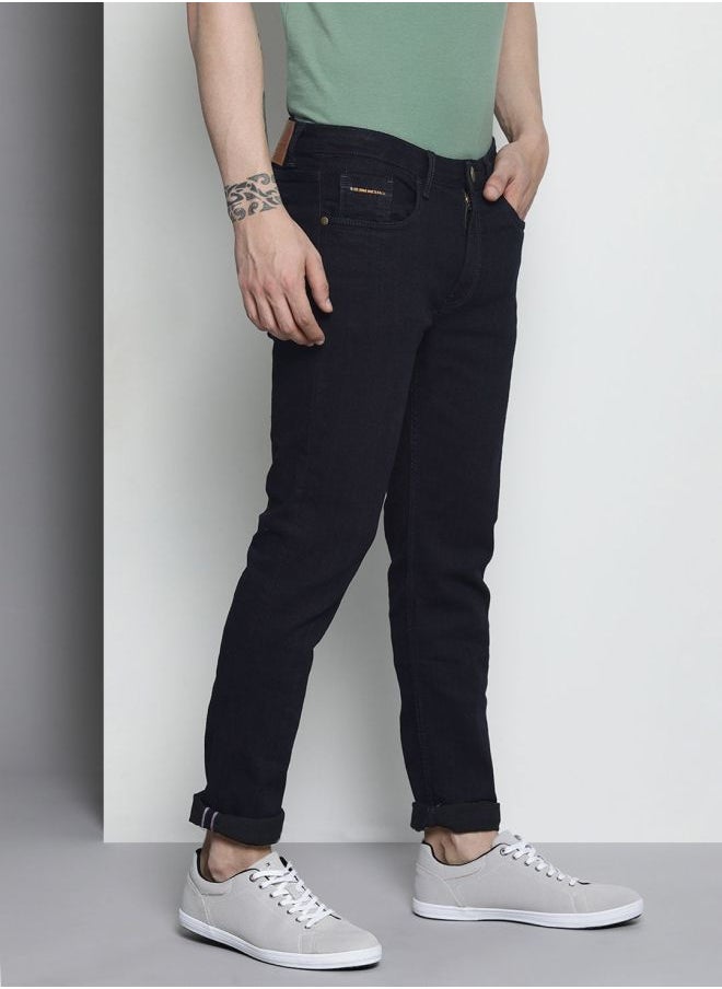 The Indian Garage Co Men Skinny Fit Solid Mid-Rise Stretchable Jeans  - Image 2