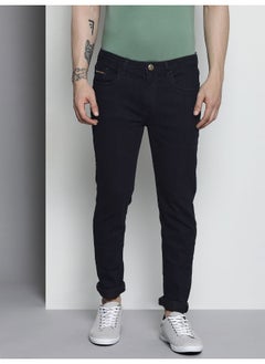 The Indian Garage Co Men Dark Blue Stretchable  Chris Skinny Fit Skinny Fit Jeans  - Image 1