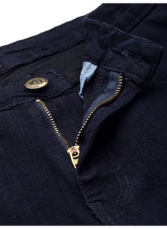 The Indian Garage Co Men Dark Blue Stretchable  Chris Skinny Fit Skinny Fit Jeans  - Image 5