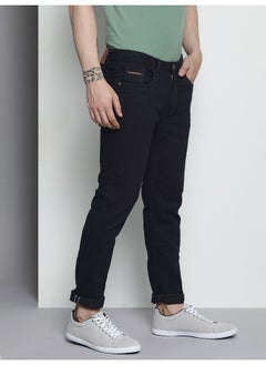 The Indian Garage Co Men Dark Blue Stretchable  Chris Skinny Fit Skinny Fit Jeans  - Image 3