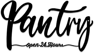 BiaGift BiaGift Metal Pantry Sign For Kitchen, Pantry Wall Decor, Rustic Farmhouse Kitchen Decorations Wall, 13.4 X 7.4 inches,  - Image 1