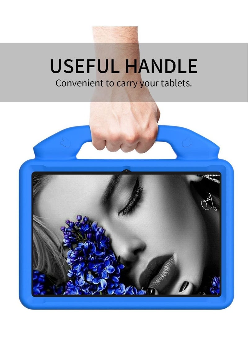 SYOSI Tablet Case,  Case for Lenovo Tab M10 HD 2nd Gen, for TB-X306F, TB-X306X, Lightweight Shockproof Kid-proof Cute Cover with Handle Kickstand for Lenovo M10 HD 2nd Gen 10.1" (Blue) - Image 3