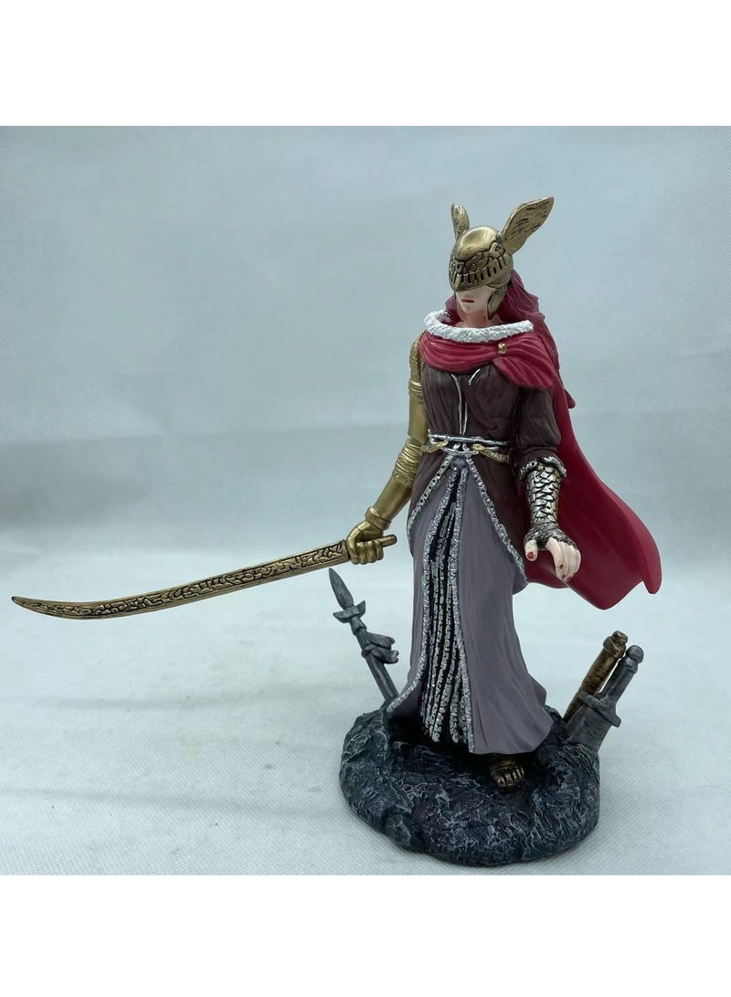 general Elden Ring Valkyrie Marlenia Doll Model Statue Ornament, Samurai PVC Model Toy Decoration Collection Gift (23cm) - Image 4