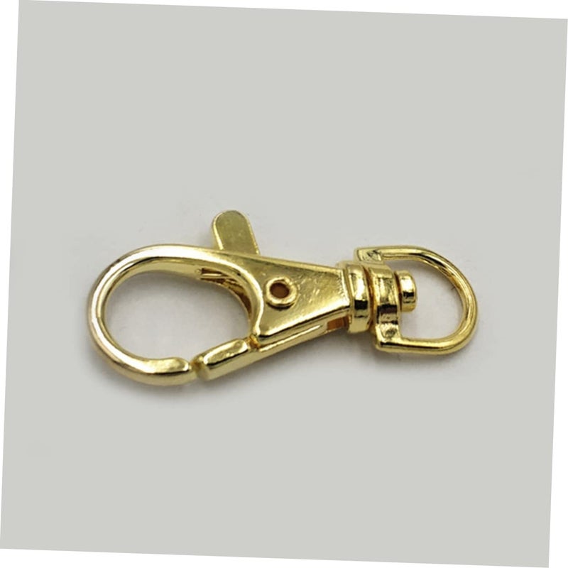 25 Pcs Gold Lobster Claw Clasps 10mm Jewelry Making Supplies For DIY Bracelets Necklaces Keychains - Image 3