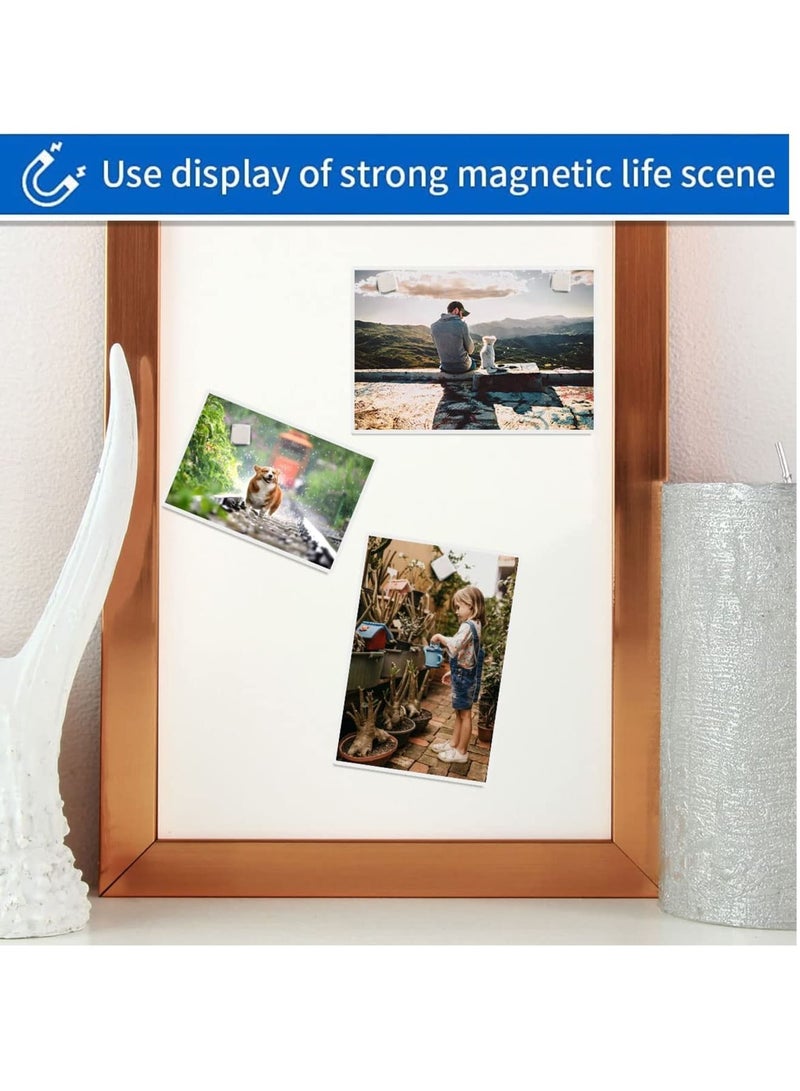 SOLARAE Square Cube Magnets, 40Pcs Fridge Magnets, 5 x 5 x 5mm Strong Magnet, Square Magnets Mini Small Magnets for Office, Office, Map, Photo (Square) - Image 4