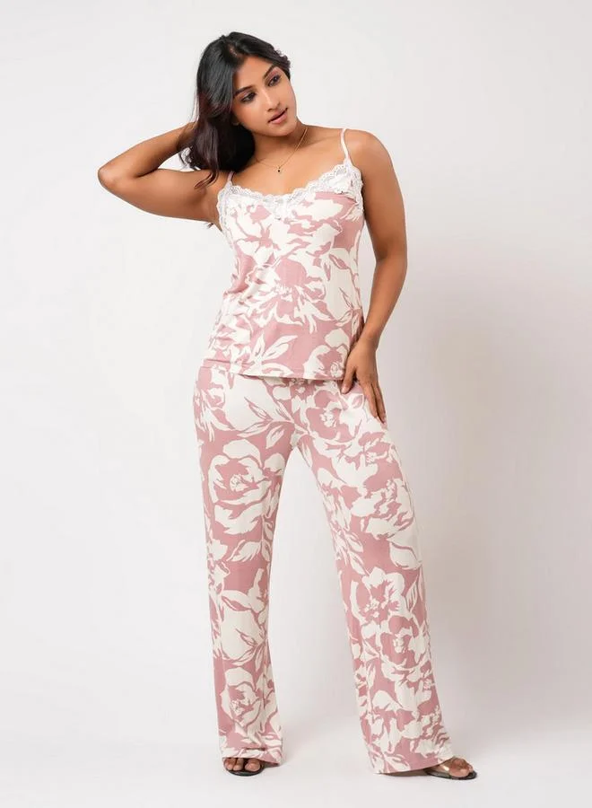 Aadaraya Aadaraya Pyjama Set Camisole Top & Pants