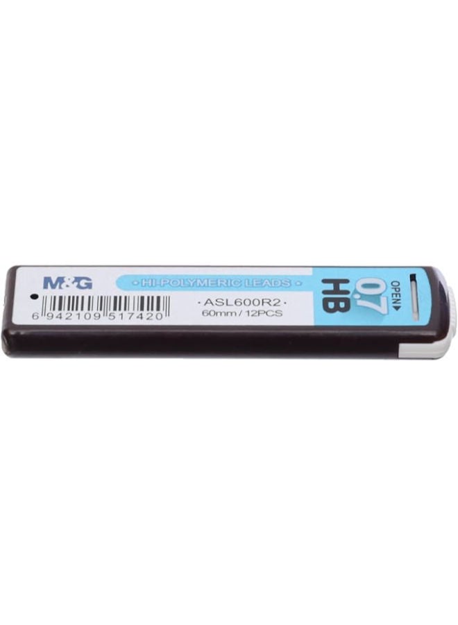 M&G Hi-Polymeric Leads, Smooth Writing, HB 0.7mm, Durable Graphite - Image 2
