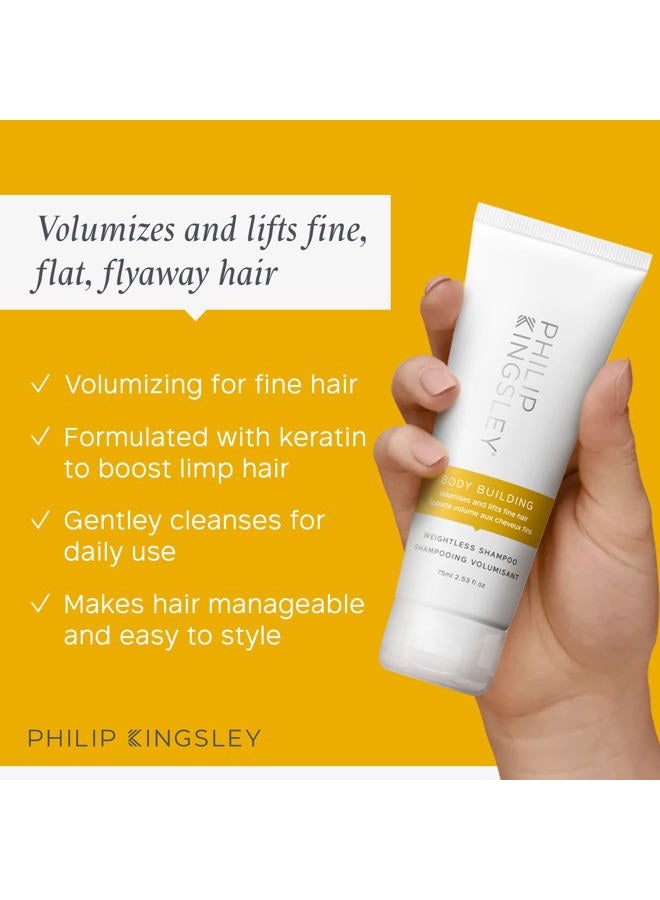 Philip Kingsley Haircare Body & Volume Travel Set, Body Building Shampoo and Conditioner Volumizing for Fine Limp Flat Fly Away Hair, Deep-Conditioning Hair Mask, Adds Volume and Shine - Image 2