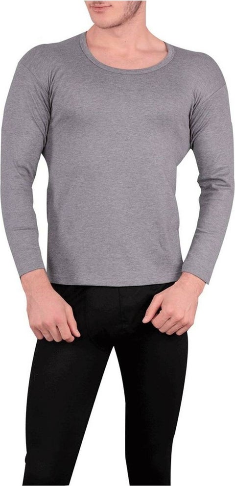 2 Pieces Gray Color Thermal Undershirt