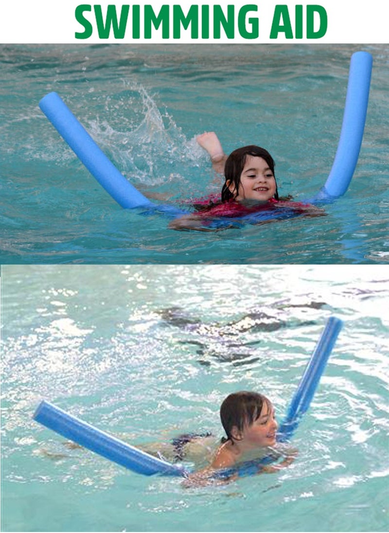 QUTOOB Best Swimming Floats for Kids - Swimming Floating Foam Stick, 150cm, Bendable and Flexibile- Swimming Noodles of Blue Color  - Image 3