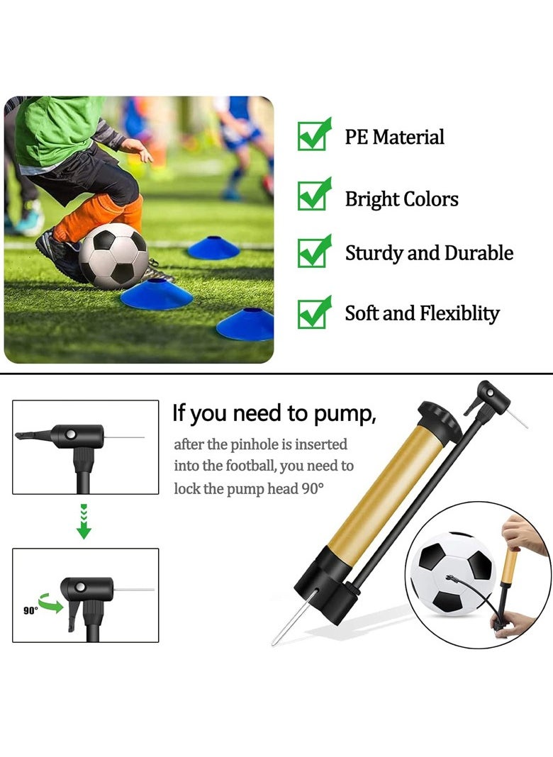 Generic - Kids Soccer Goals for Backyard, Portable Soccer Net Set of 2, 4' x 3' Indoor Pop Up Toddler Soccer Goal, Soccer Training Equipment for Kids and Youth, with 8 Training Cones, Carry Bag and Soccer Ball - Image 1