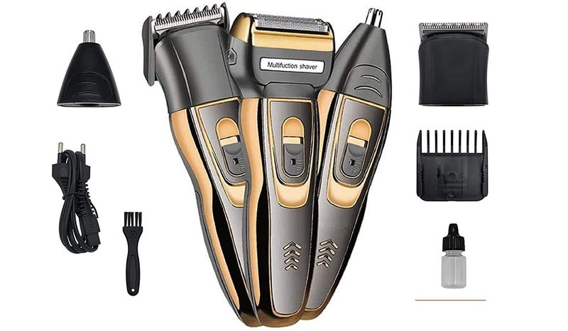 Concepta Trimmer for Men All in One - 3 in 1 Rechargeable Grooming Kit for Men – Beard Trimmer, Hair Clipper, and Nose Trimmer – Corded and Cordless Trimmers for Man - Black - Image 4