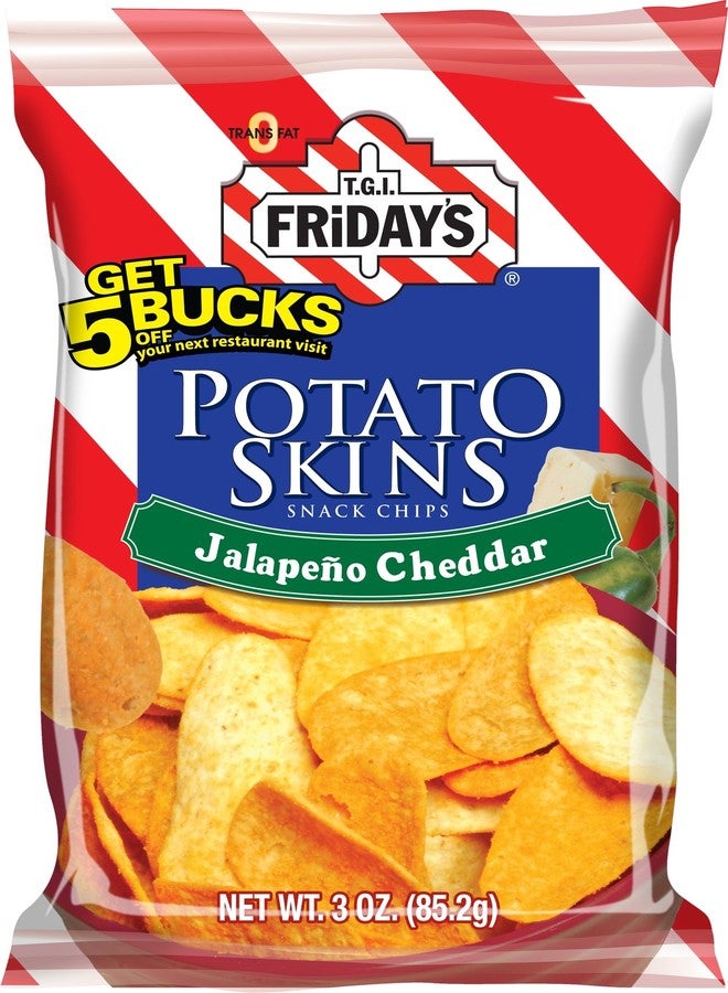 T.G.I. Friday's Jalapeno Cheddar Potato Skins, 3-Ounce (Pack of 6)