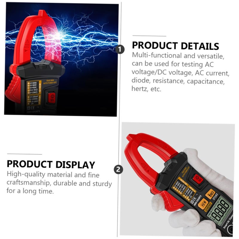 St193 Automatic Clamp Digital Multimeter Ac Dc Voltage Current Tester Thermocouple Home Industrial Electrical Tool - Image 4