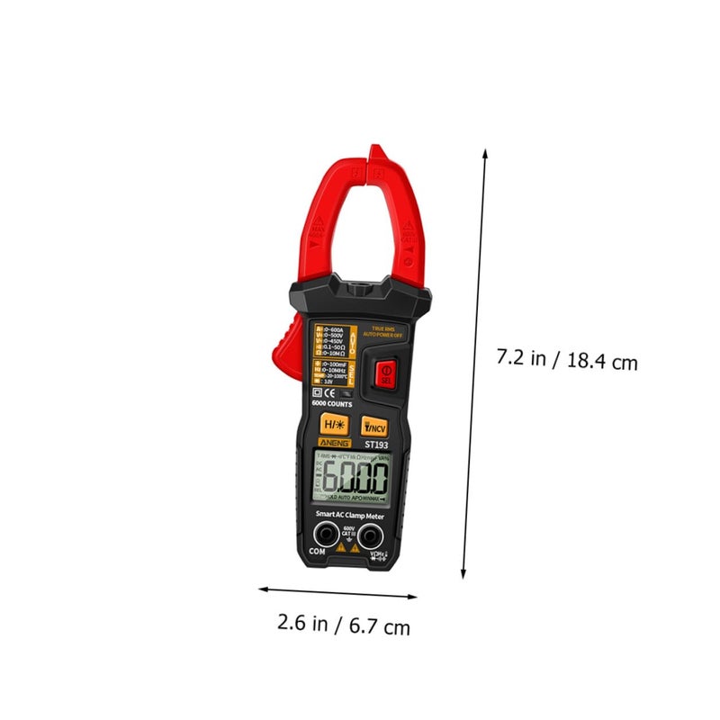 St193 Automatic Clamp Digital Multimeter Ac Dc Voltage Current Tester Thermocouple Home Industrial Electrical Tool - Image 3