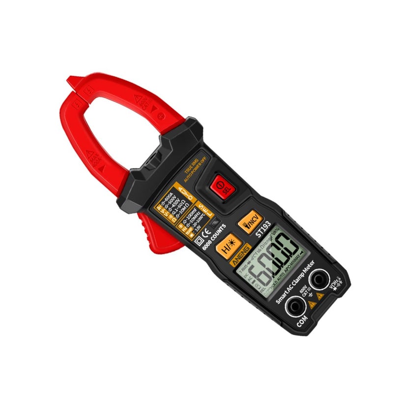 St193 Automatic Clamp Digital Multimeter Ac Dc Voltage Current Tester Thermocouple Home Industrial Electrical Tool - Image 2