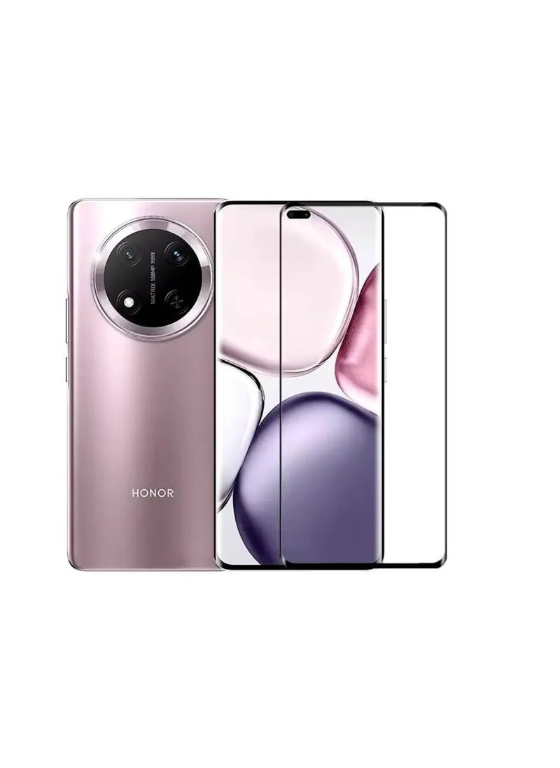 Beauenty Honor X9C Screen Protector, Tempered Glass 【Full Adhesive】【Full Coverage】 【Bubble-Free】 【Anti Scratch】 HD Clear High Responsive for Honor X9C 5G (9D Full Glue Black)  - Image 1