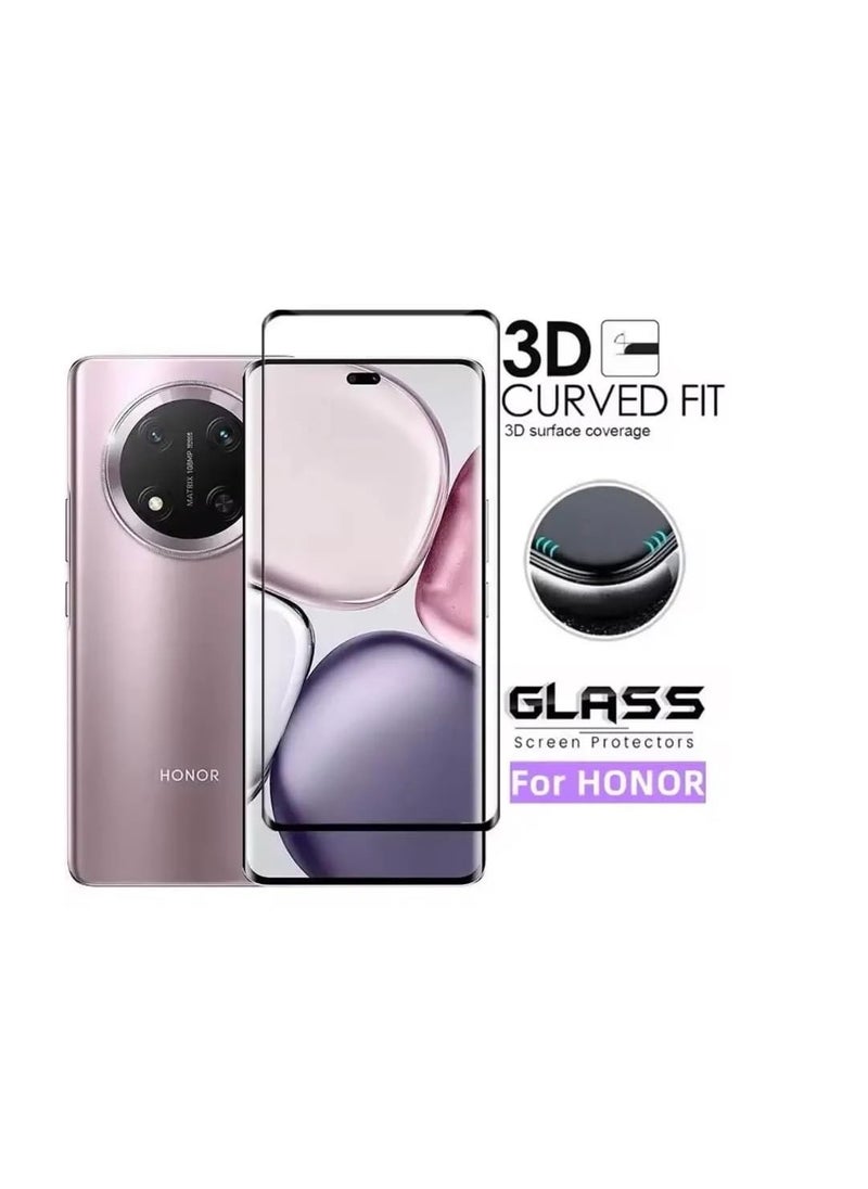 Beauenty Honor X9C Screen Protector, Tempered Glass 【Full Adhesive】【Full Coverage】 【Bubble-Free】 【Anti Scratch】 HD Clear High Responsive for Honor X9C 5G (9D Full Glue Black)  - Image 2