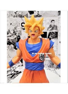 Blue Aura Blue Aura Goku Action Figure Big Size Height - 26 CM PVC Multicolor for Anime Fans Collectible Figure (Goku Yellow)  - Image 4