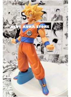Blue Aura Blue Aura Goku Action Figure Big Size Height - 26 CM PVC Multicolor for Anime Fans Collectible Figure (Goku Yellow)  - Image 3
