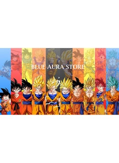 Blue Aura Blue Aura Goku Action Figure Big Size Height - 26 CM PVC Multicolor for Anime Fans Collectible Figure (Goku Yellow)  - Image 5