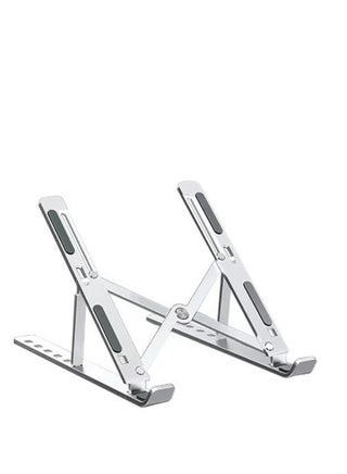 7-Level Adjustable Aluminum Alloy Foldable Laptop Stand Silver - pzsku/ZBF65EAAF1EE04396D5A8Z/45/_/1705116076/08d36521-379d-4d1d-83f6-e5a257cacef9
